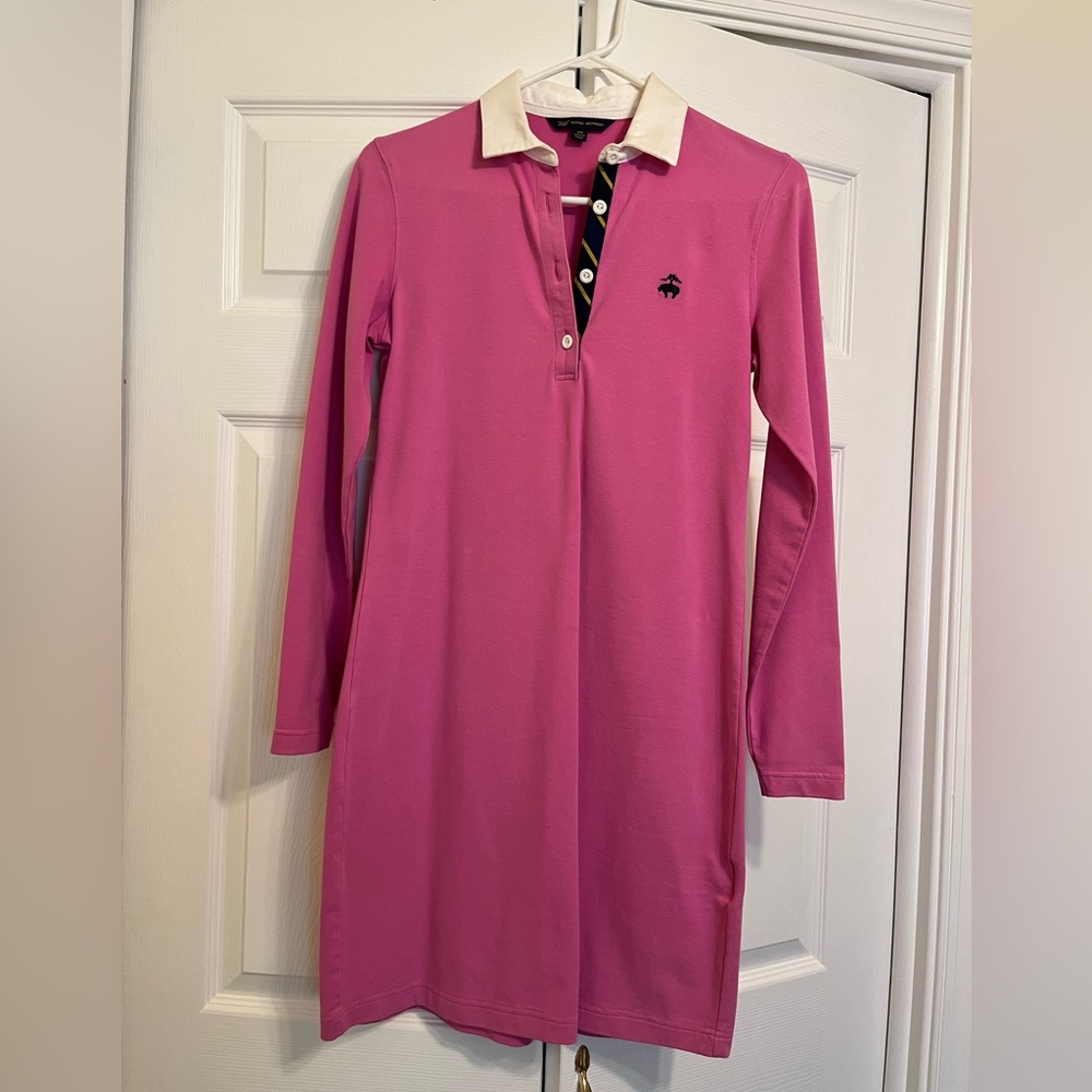 Brooks Brothers Pink Polo Dress